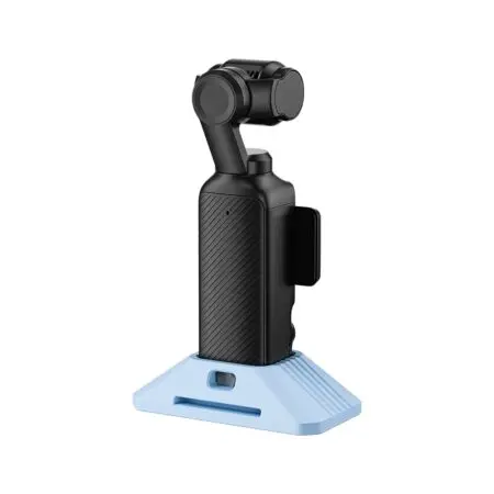 پایه رومیزی سیلیکونی ضدلغزش دوربین های Insta 360 جی جی سی مدل DM-OP3 BLUE - Image 8