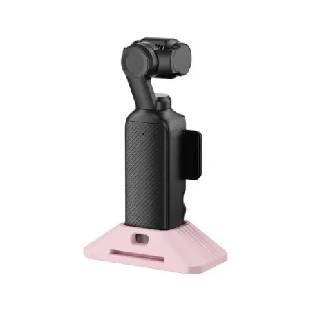 پایه رومیزی سیلیکونی ضدلغزش دوربین های Insta 360 جی جی سی مدل DM-OP3 PINK - Image 12