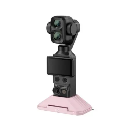 پایه رومیزی سیلیکونی ضدلغزش دوربین های Insta 360 جی جی سی مدل DM-OP3 PINK - Image 6