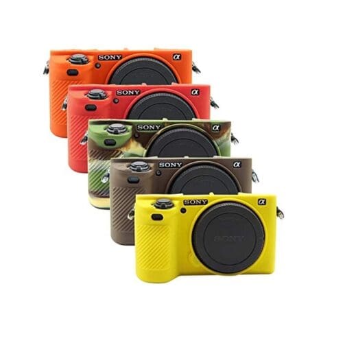 کاور سیلیکونی دوربین پولوز مدل سونی A6500 Red - Image 3