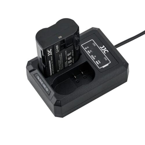 شارژر دوقلو USB باتری دوربین نیکون جی جی سی مدل DCH-ENEL15 - Image 3