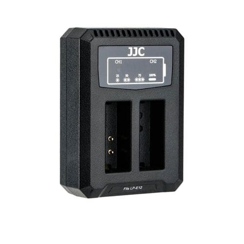 شارژر دوقلو USB باتری دوربین کنون جی جی سی مدل DCH-LPE12 - Image 3