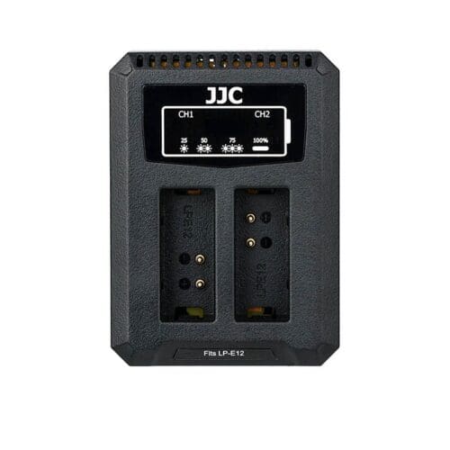 شارژر دوقلو USB باتری دوربین کنون جی جی سی مدل DCH-LPE12