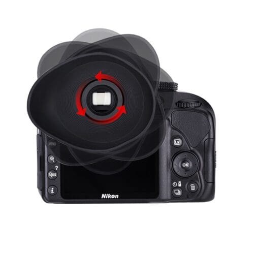 لاستیک ویزور کاسه ای بزرگ دوربین نیکون جی جی سی مدل EN-3G - Image 2