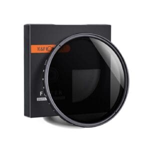 فیلتر کاهنده نور متغیر کی اند اف مدل ND2-ND400 82mm