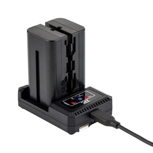 شارژر دوقلو USB باتری دوربین سونی جی جی سی مدل DCH-NPF - Image 5