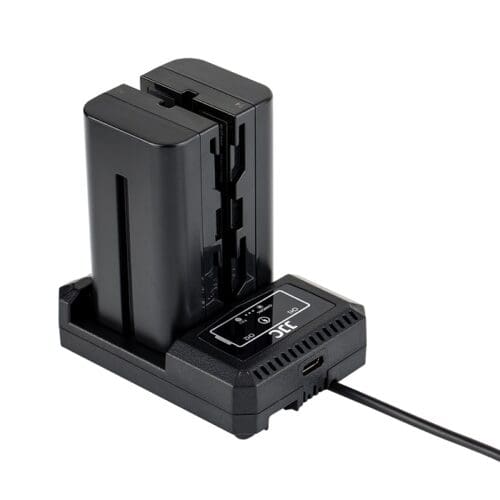 شارژر دوقلو USB باتری دوربین سونی جی جی سی مدل DCH-NPF - Image 13