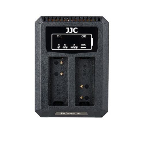 شارژر دوقلو USB باتری دوربین های لایکا و پاناسونیک جی جی سی مدل DCH-BLG10