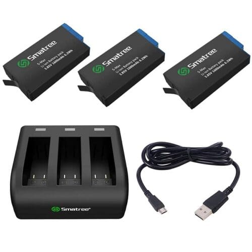 کیت شارژر سه قلو گوپرو اسماتری و سه باتری مدل Gopro Max