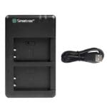 شارژر دوقلو USB دوربین کنون اسماتری مدل LP-E17