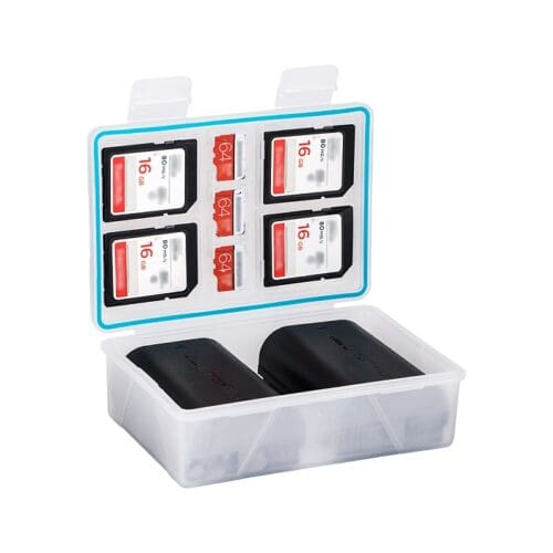 کیف محافظ باتری لیتیومی و کارت حافظه جی جی سی مدل BC-6