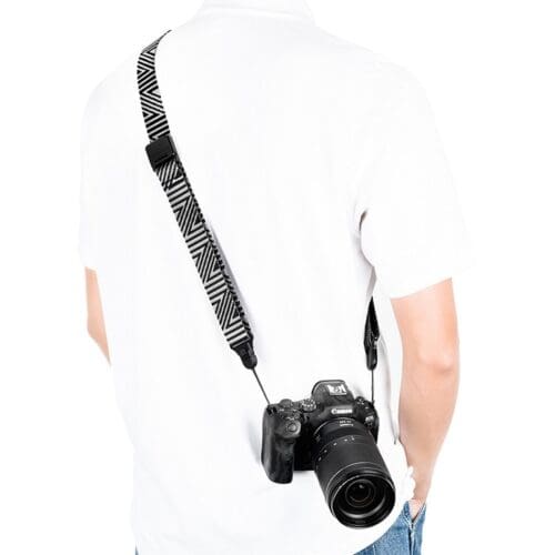 بند آویز گردنی و دوشی دوربین سری لوکس جی جی سی مدل QRS-D1 SG - Image 2