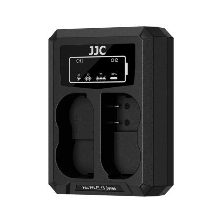 شارژر دوقلو تایپ سی باتری دوربین نیکون جی جی سی مدل DCH-EL15TC - Image 2