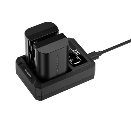 شارژر دوقلو تایپ سی باتری دوربین کنون جی جی سی مدل DCH-E6TC - Image 8