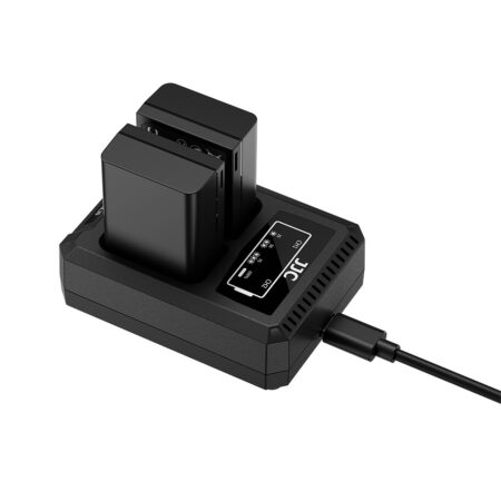 شارژر دوقلو تایپ سی باتری نیکون جی جی سی مدل DCH-EL25TC - Image 7