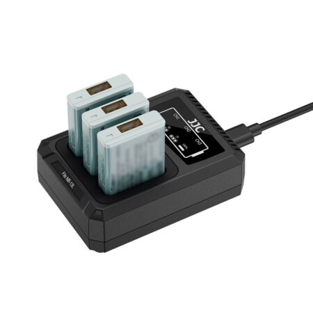 شارژر دوقلو تایپ سی باتری دوربین کنون جی جی سی مدل DCH-NB13LTC - Image 13