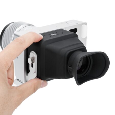 هود حرفه ای نمایشگر دوربین جی جی سی مدل LVF-BF SILVER - Image 4