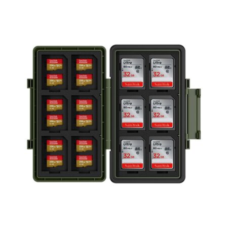 کیس محافظ کارت حافظه جی جی سی مدل JCR-SDMSD36 GREEN