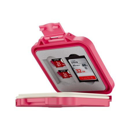 کیس محافظ کارت حافظه جی جی سی مدل MCR-ST12 HPINK - Image 11