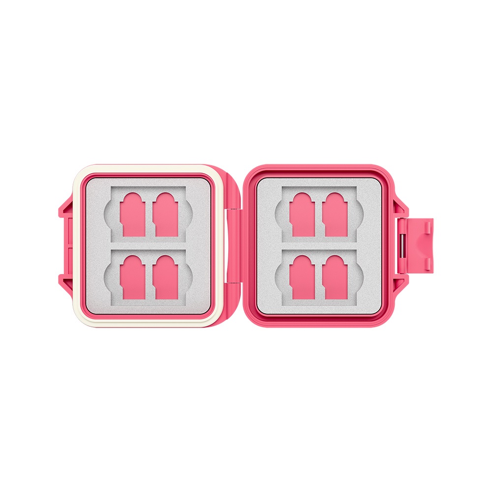 کیس محافظ کارت حافظه جی جی سی مدل MCR-ST12 HPINK (6) کیس محافظ کارت حافظه جی جی سی مدل MCR-ST12 HPINK - Image 1